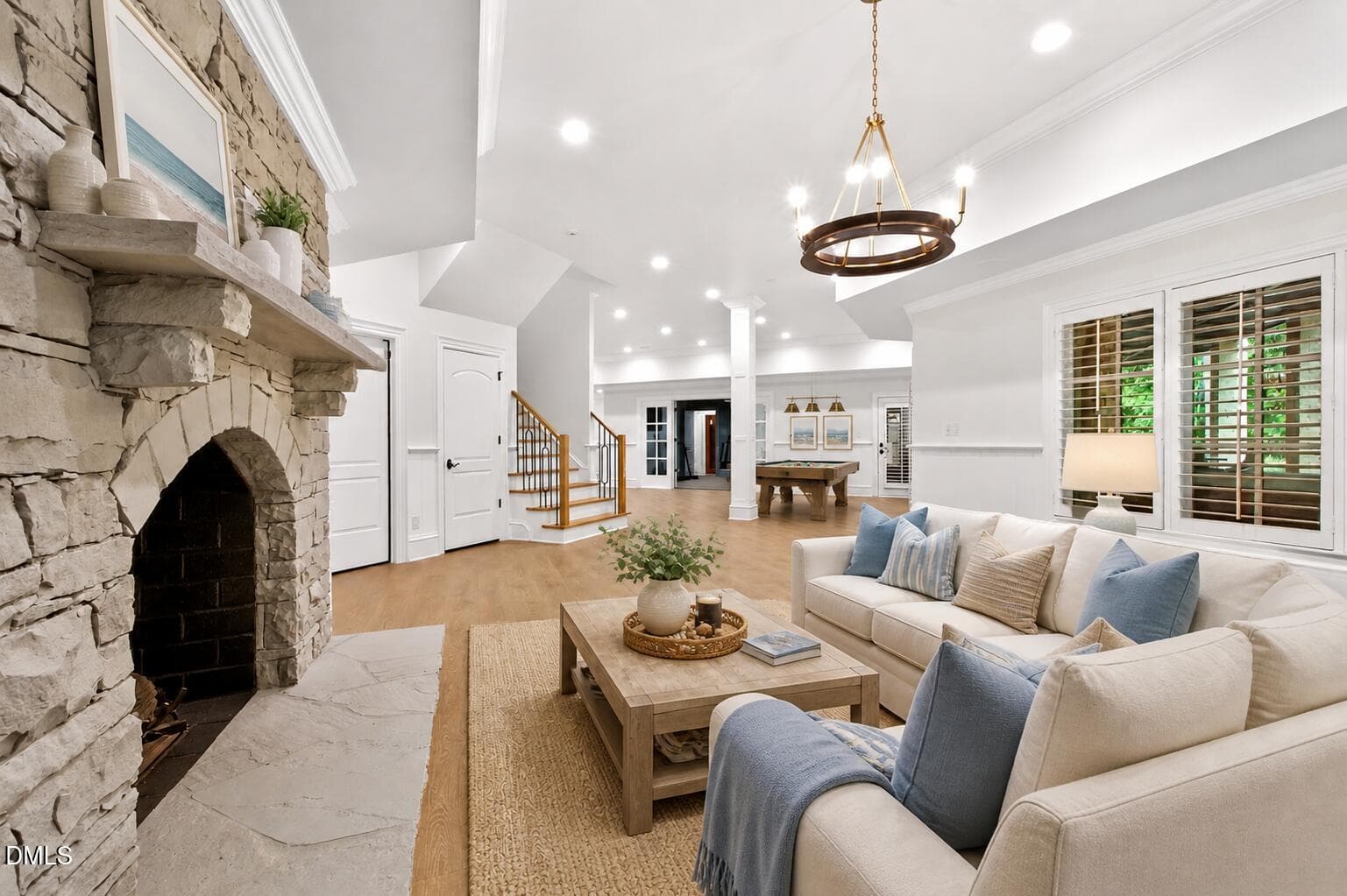 Lower level FP-rec Virtually staged - 2920 Cone Manor Lane, Raleigh, NC 27613, Raleigh