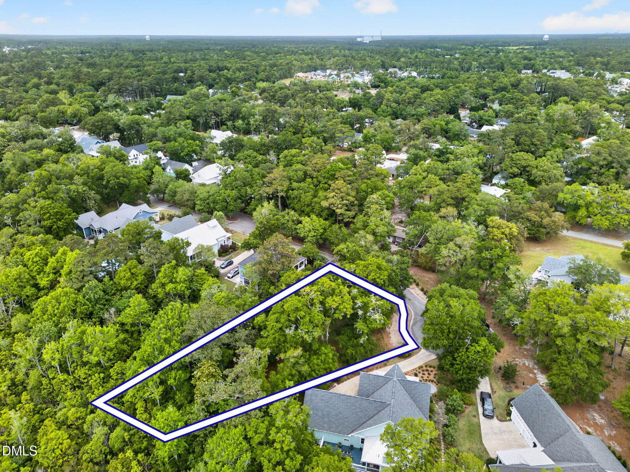 Aerial Back Left LL - 207 Joshuas Way, Southport, NC 28461, Southport