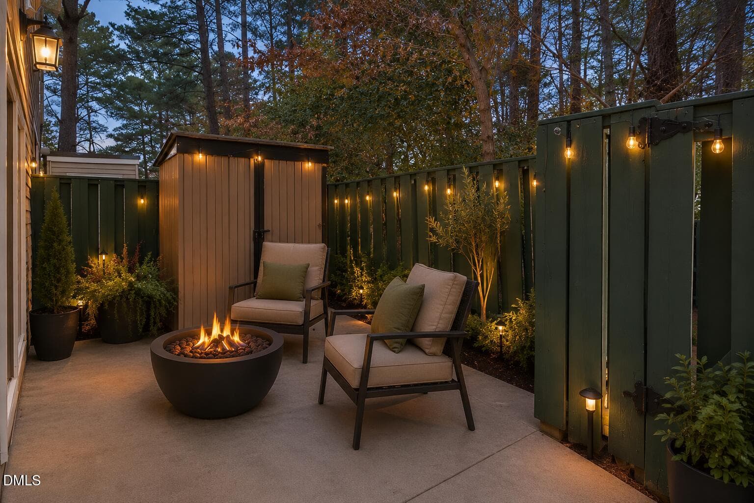 Twilight Patio - 4705 Walden Pond Drive B, Raleigh, NC 27604, Raleigh
