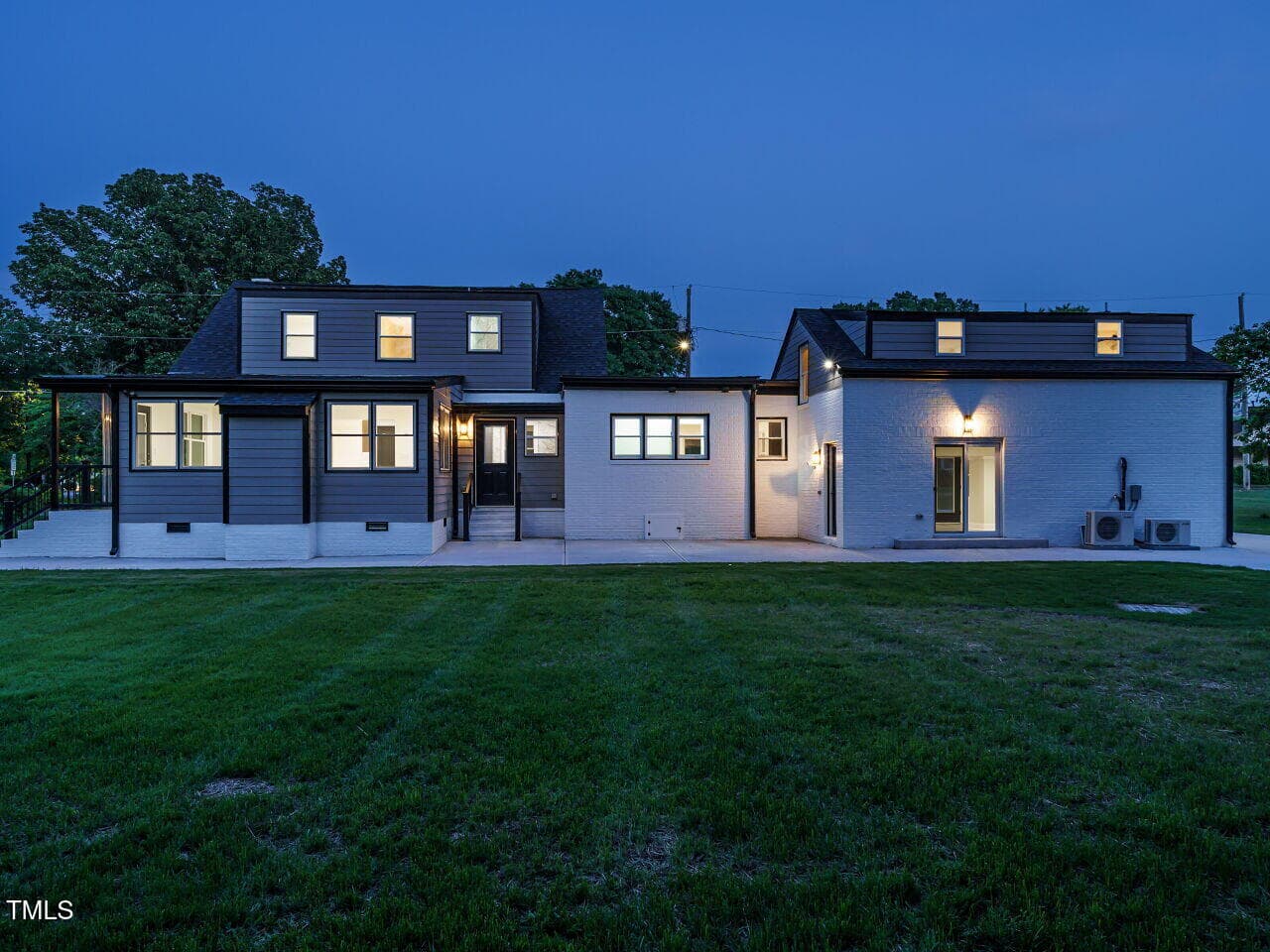 Rear-view-night - 316 Barbour Street, Clayton, NC 27520