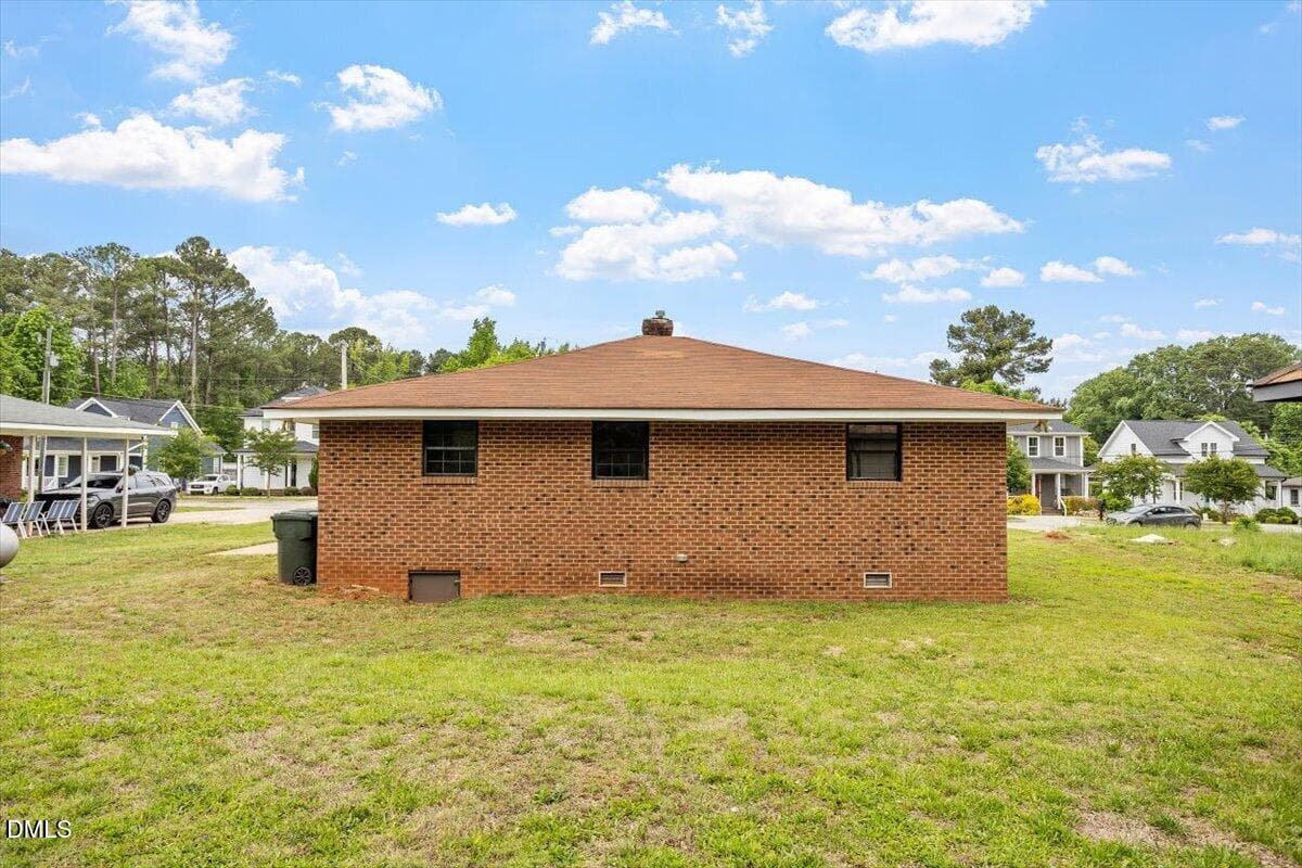 Rear View - 424 Como Drive, Raleigh, NC 27610, Raleigh