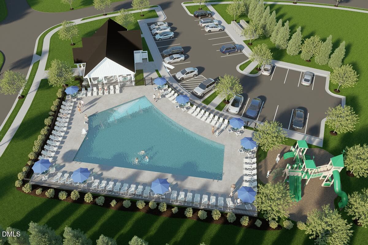 Pool Rendering (1) - 229 Frasier Fir Way, Lillington, NC 27546