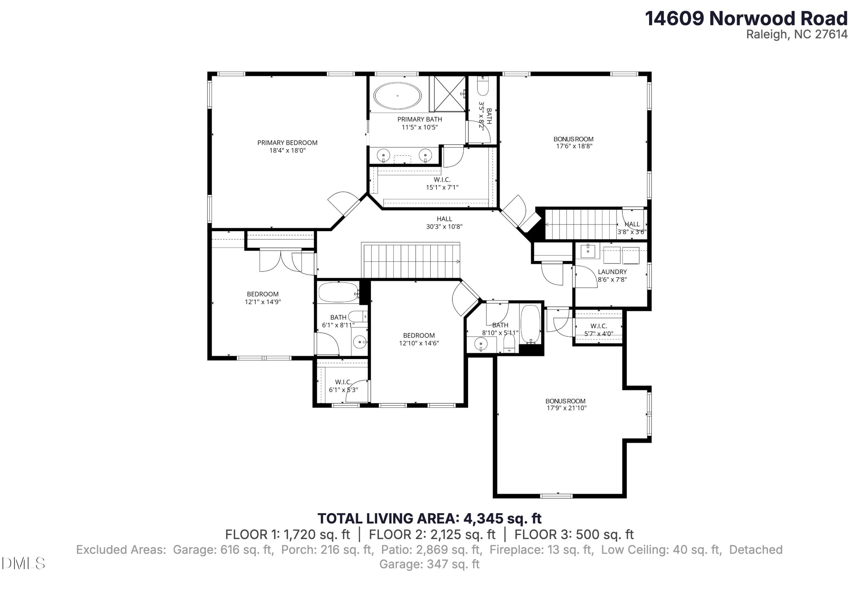14609-Norwood-Road-Floor-2 - 14609 Norwood Road, Raleigh, NC 27614, Raleigh