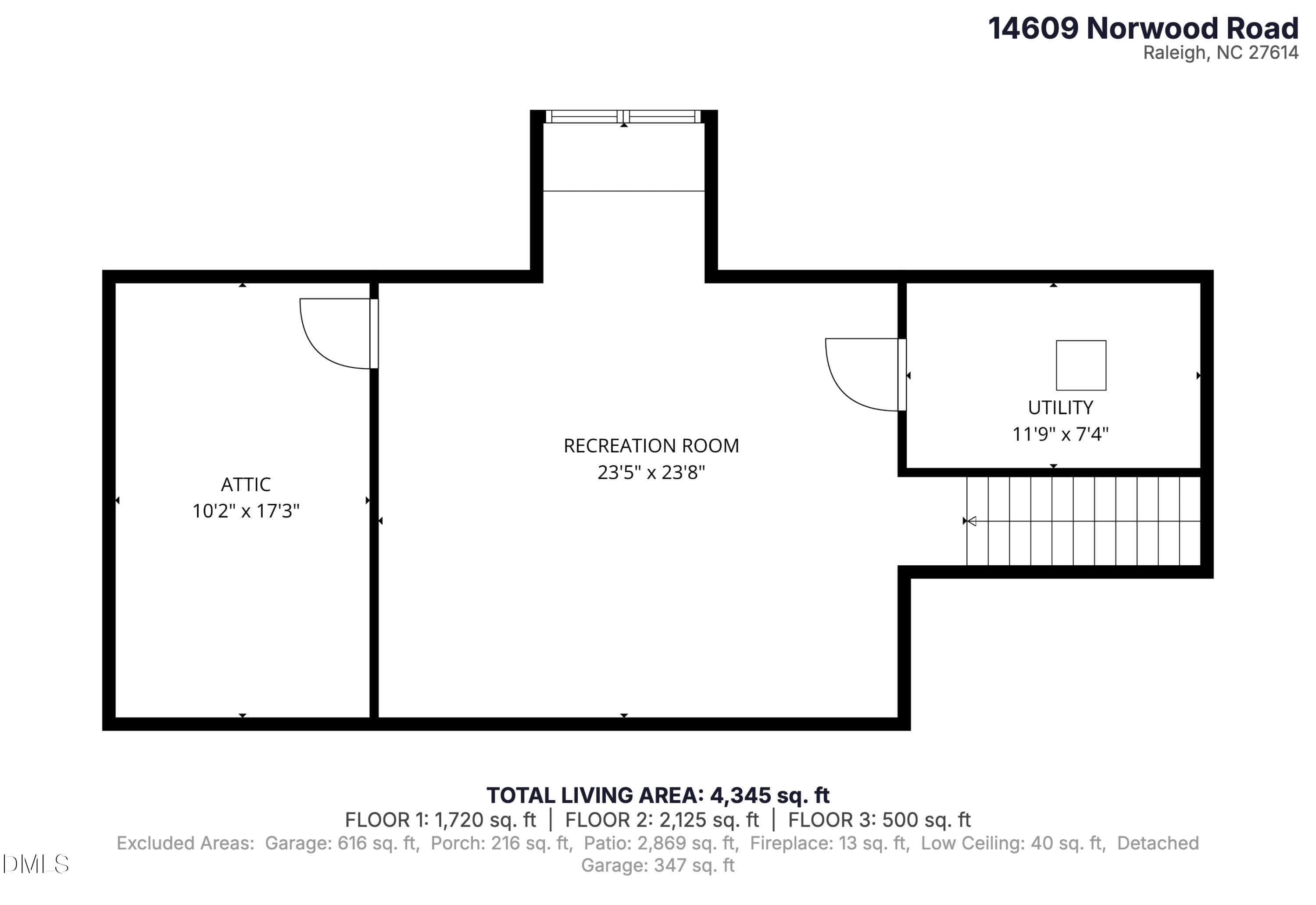 14609-Norwood-Road-Floor-3 - 14609 Norwood Road, Raleigh, NC 27614, Raleigh