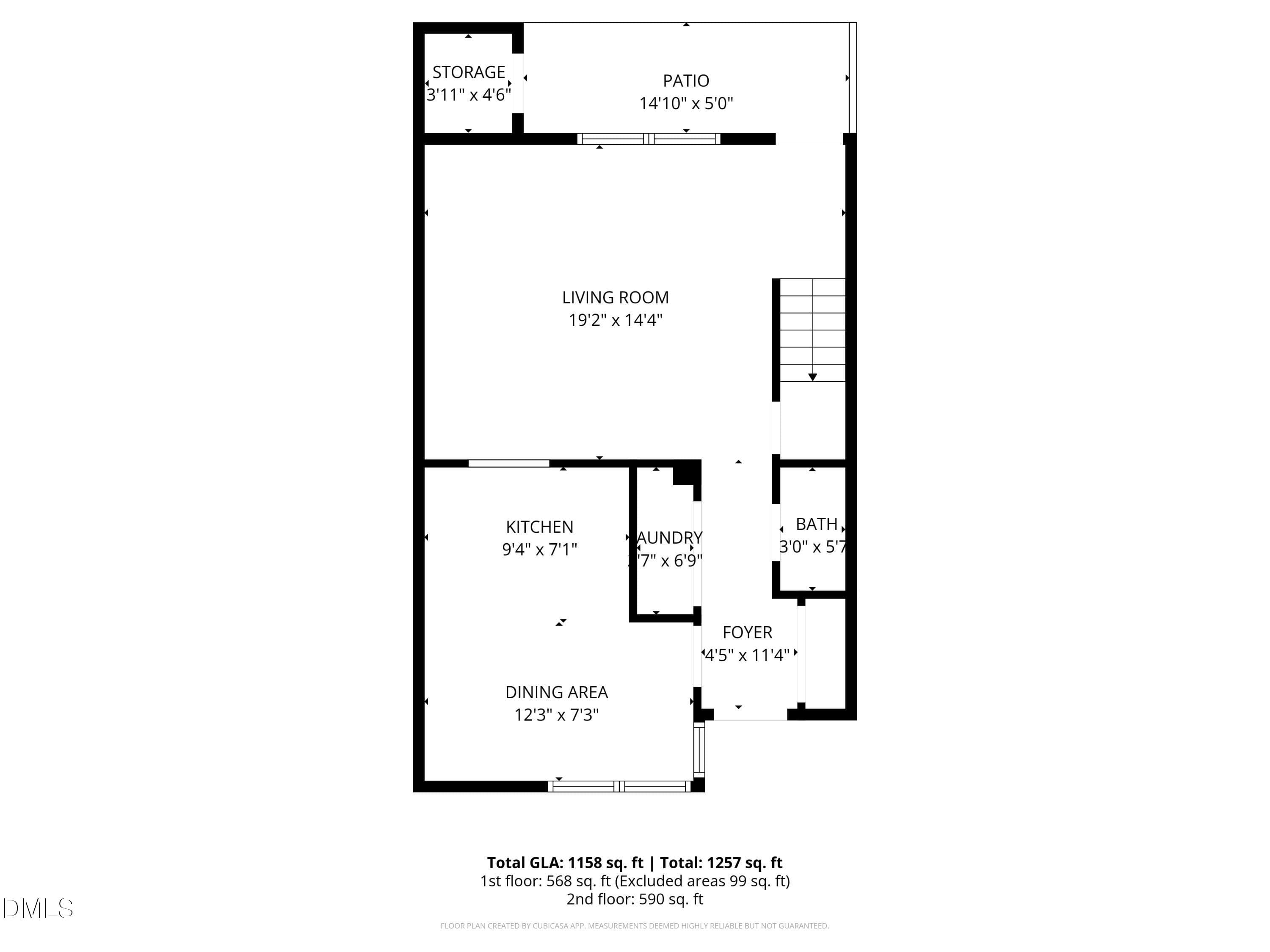 1-Floorplan_1 - 8218 Merriweather Circle, Raleigh, NC 27616, Raleigh