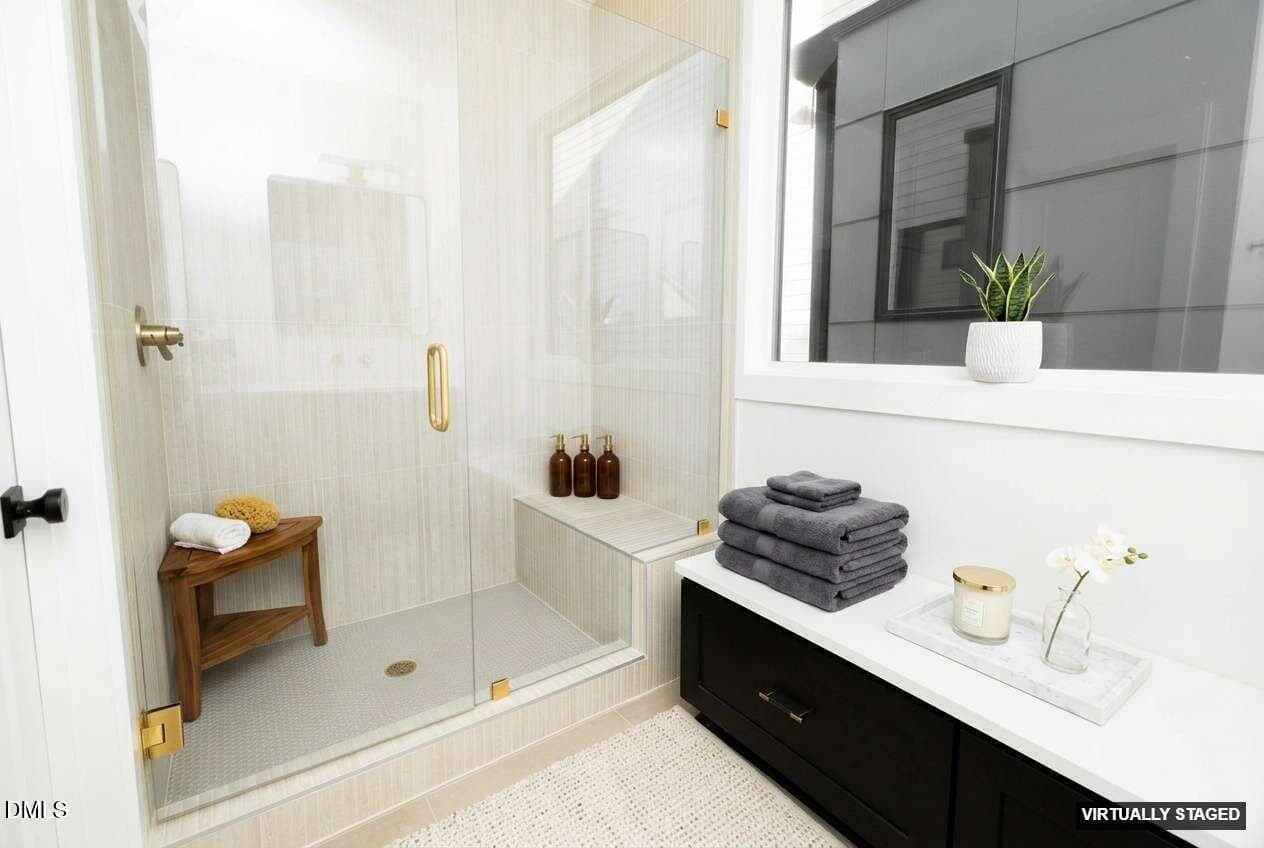 Primary_Bathroom_MLS - 209 Woodsborough Place, Raleigh, NC 27601, Raleigh