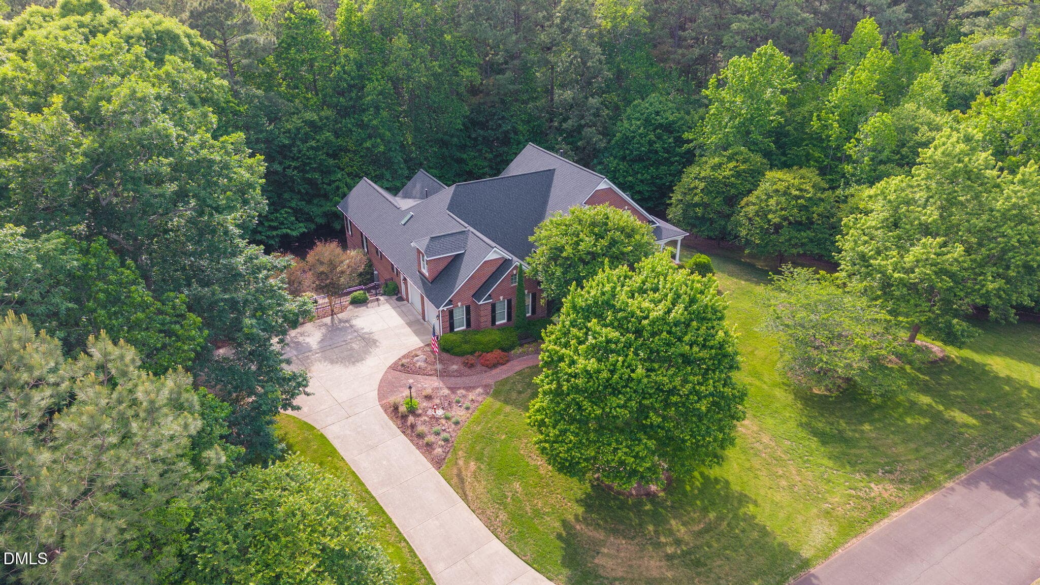 Aerial View - 5901 Jomali Drive, Durham, NC 27705, Durham