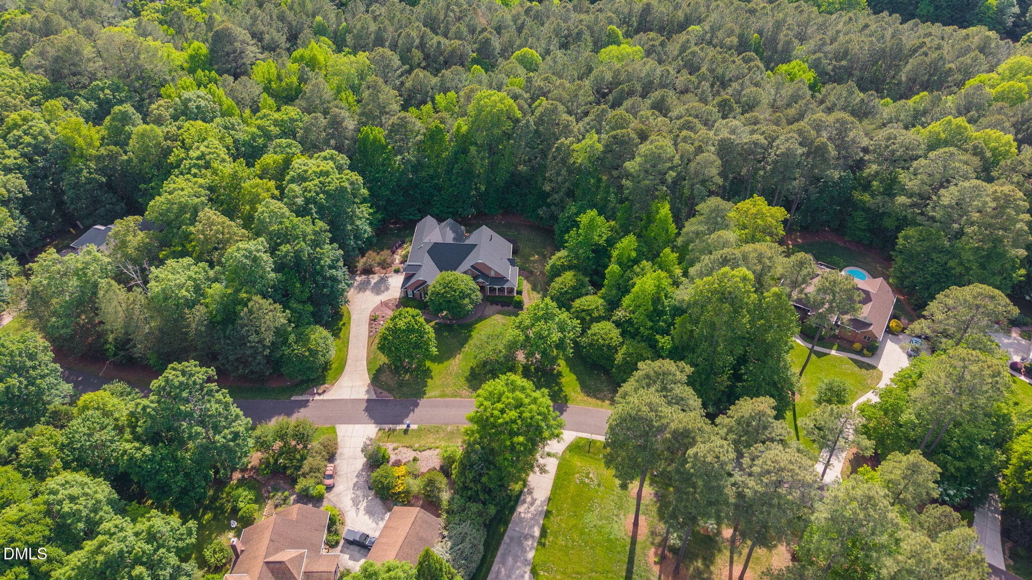 Aerial View - 5901 Jomali Drive, Durham, NC 27705, Durham