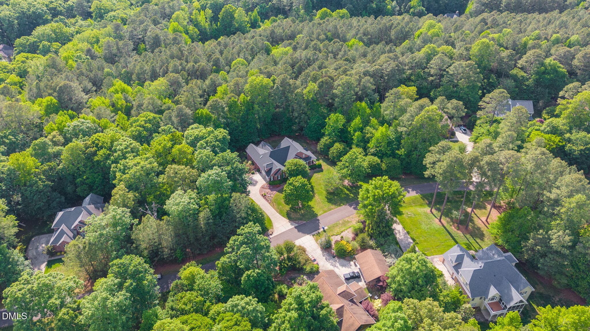 Aerial View - 5901 Jomali Drive, Durham, NC 27705, Durham