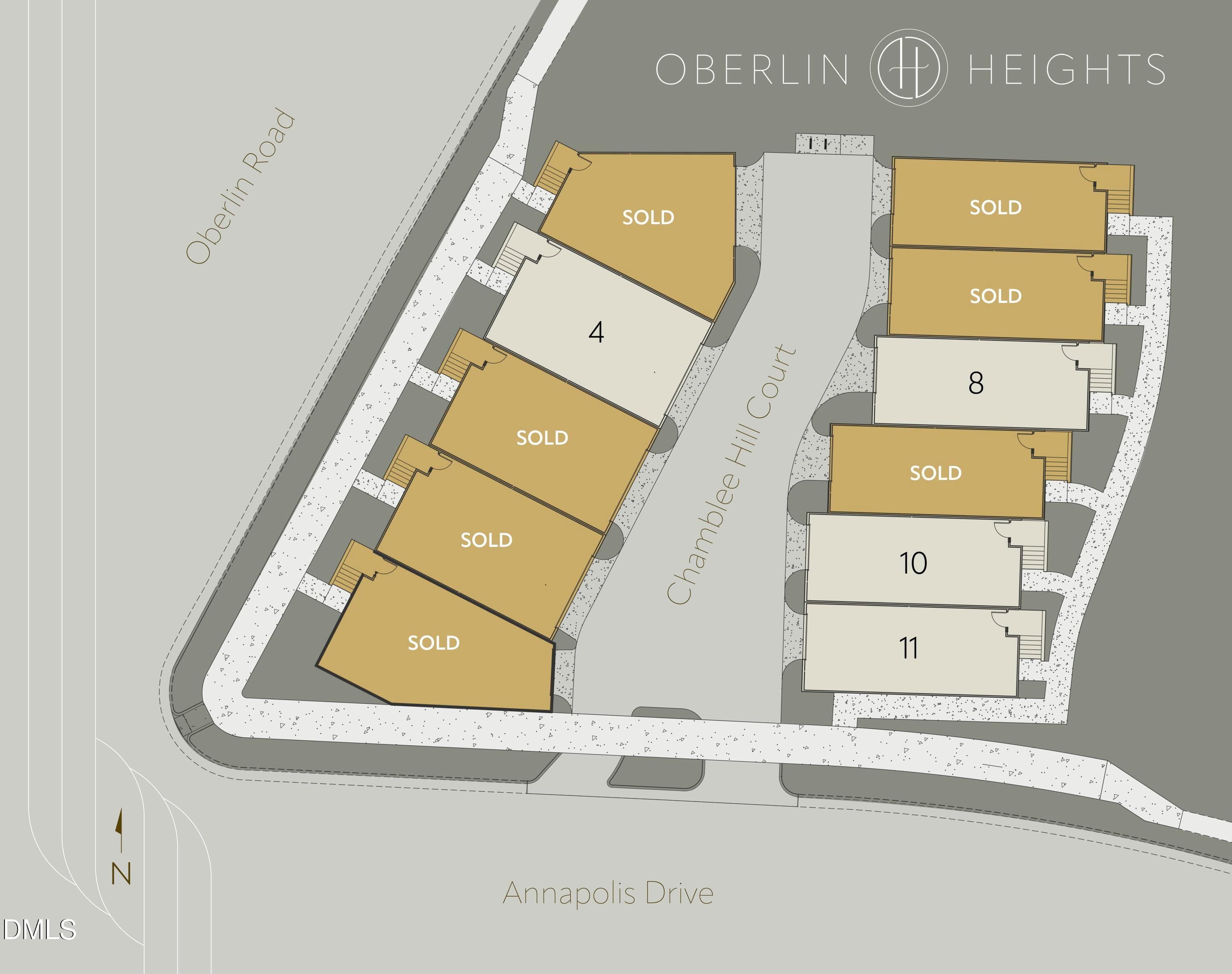Oberlin_Heights_Site_Map_vFinal_4 10 26 - 1302 Chamblee Hill Court, Raleigh, NC 27608, Raleigh