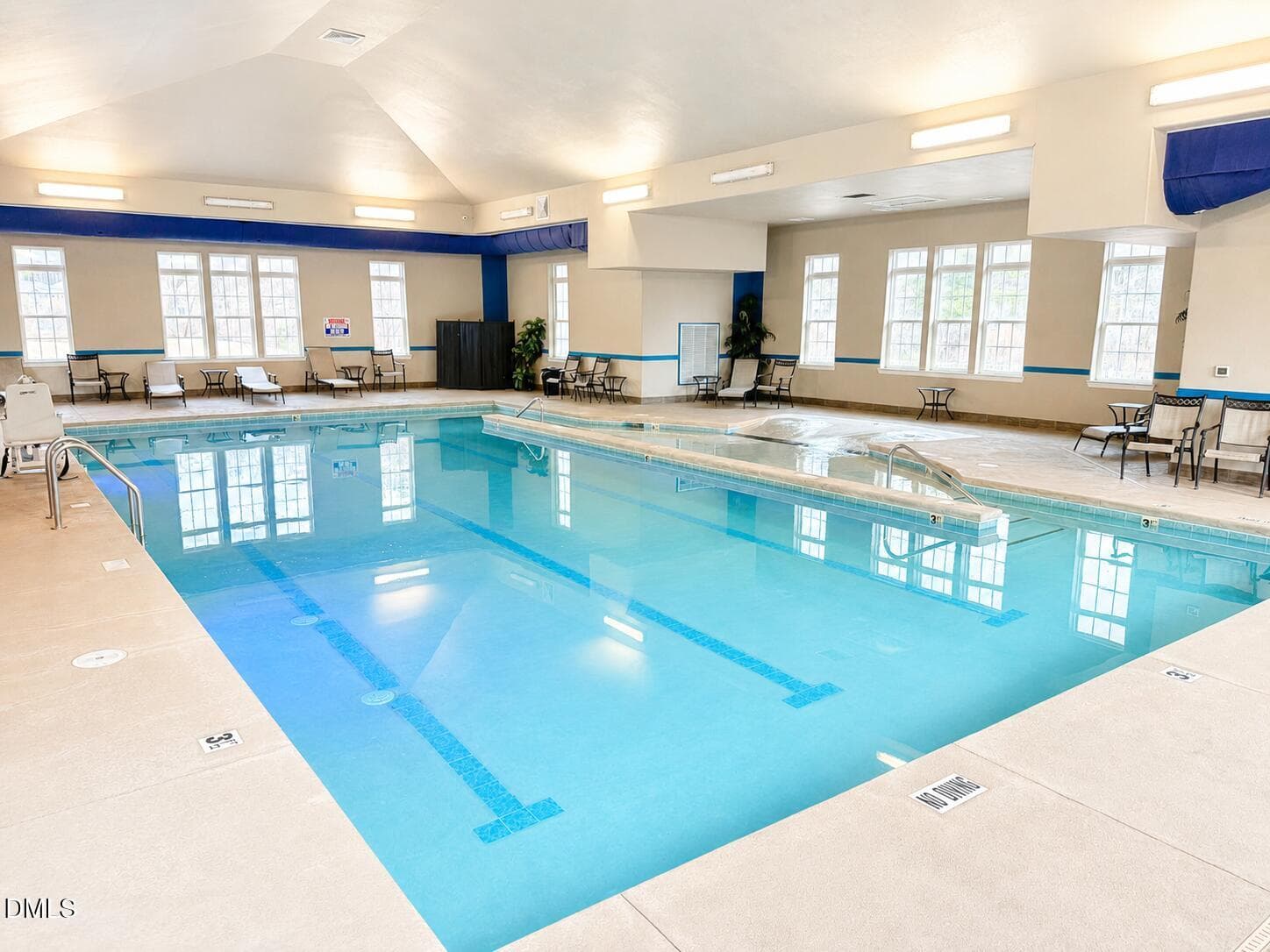 Clubhouse pool diagonal view - 3642 Star Gazing Lane, Durham, NC 27703, Durham