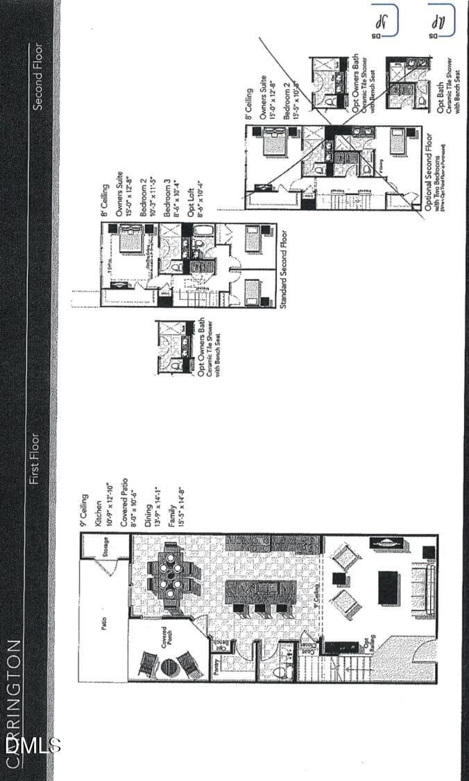 Builder's Floor Plan - 1117 Metropolitan Drive, Durham, NC 27713, Durham