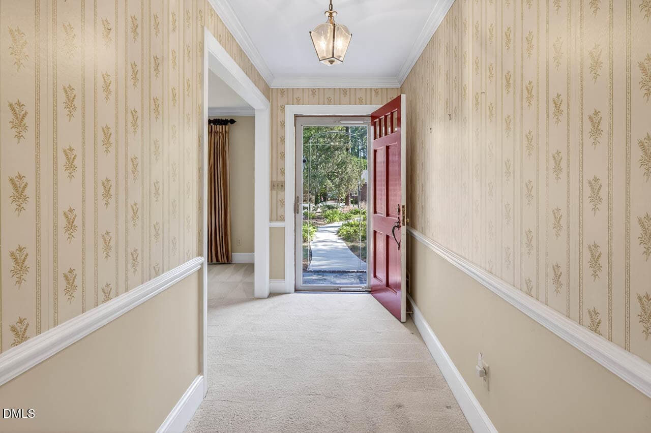 Hallway from Front Entry - 3007 Charwood Place, Raleigh, NC 27612, Raleigh