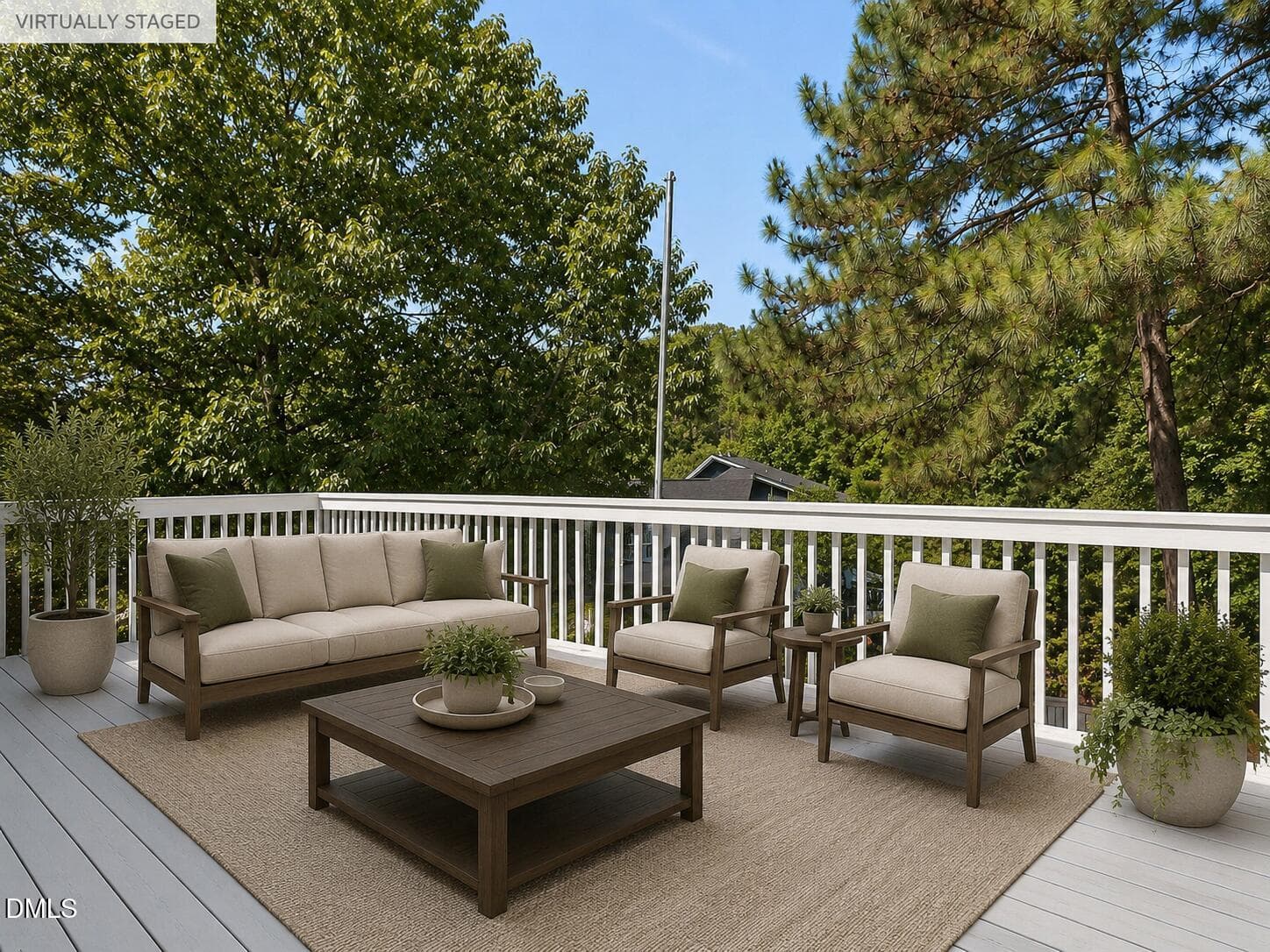 BACK DECK VS - 6101 Westglen Drive, Raleigh, NC 27612, Raleigh