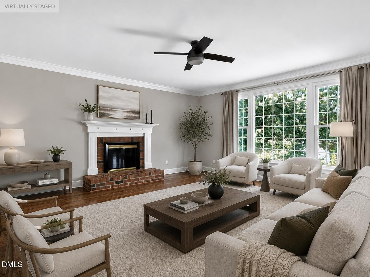 Living Room VS - 6101 Westglen Drive, Raleigh, NC 27612, Raleigh