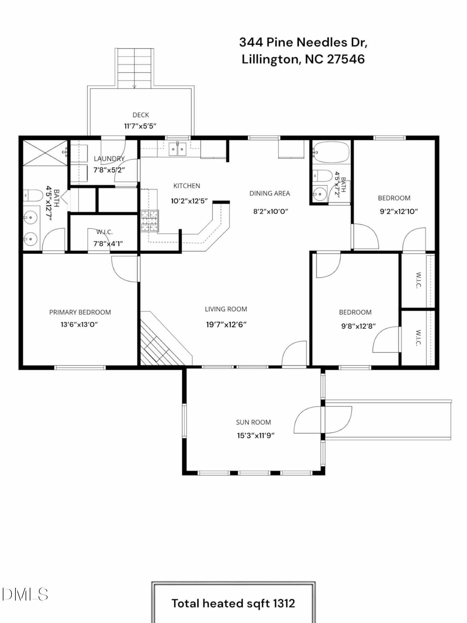 Floor Plans 344 Pine Needle-2 - 344 Pine Needles Drive, Lillington, NC 27546