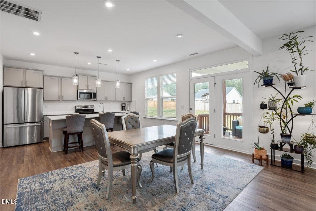 Dining/Kitchen - 127 Northview Drive, Middlesex, NC 27557