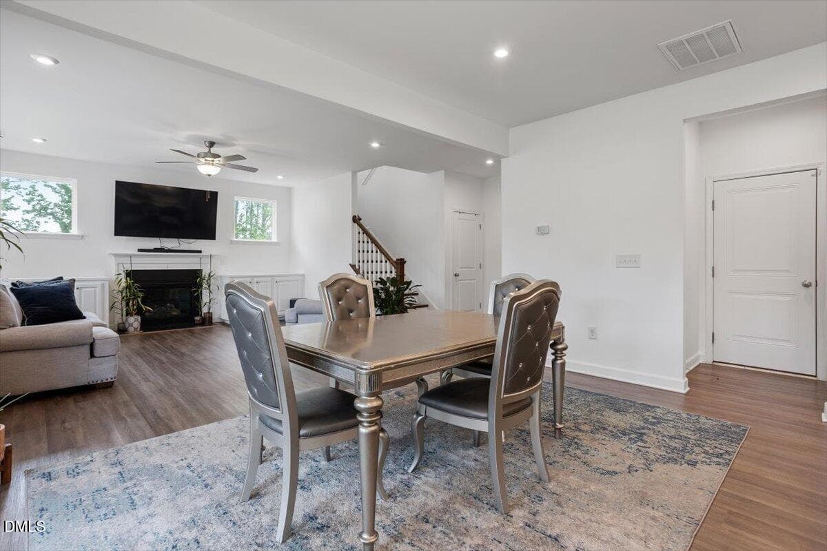 Dining/Living Room - 127 Northview Drive, Middlesex, NC 27557