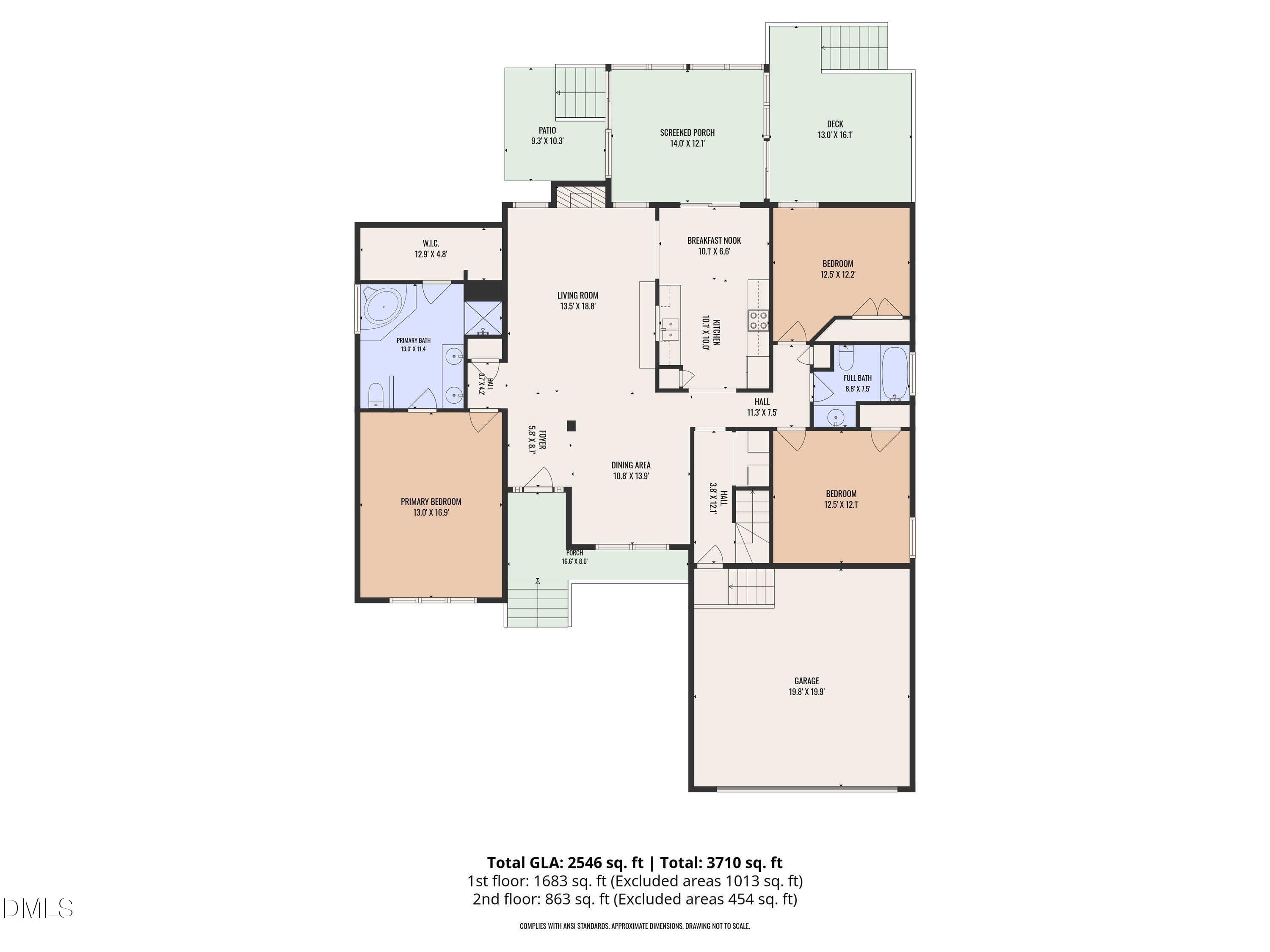1st_floor_6617_virgilia_court_raleigh_wi - 6617 Virgilia Court, Raleigh, NC 27616, Raleigh