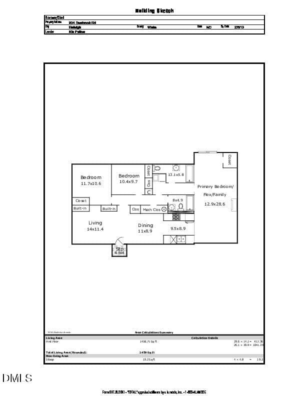 904 Seabrook Rd Floorplan - 904 Seabrook Road, Raleigh, NC 27610, Raleigh