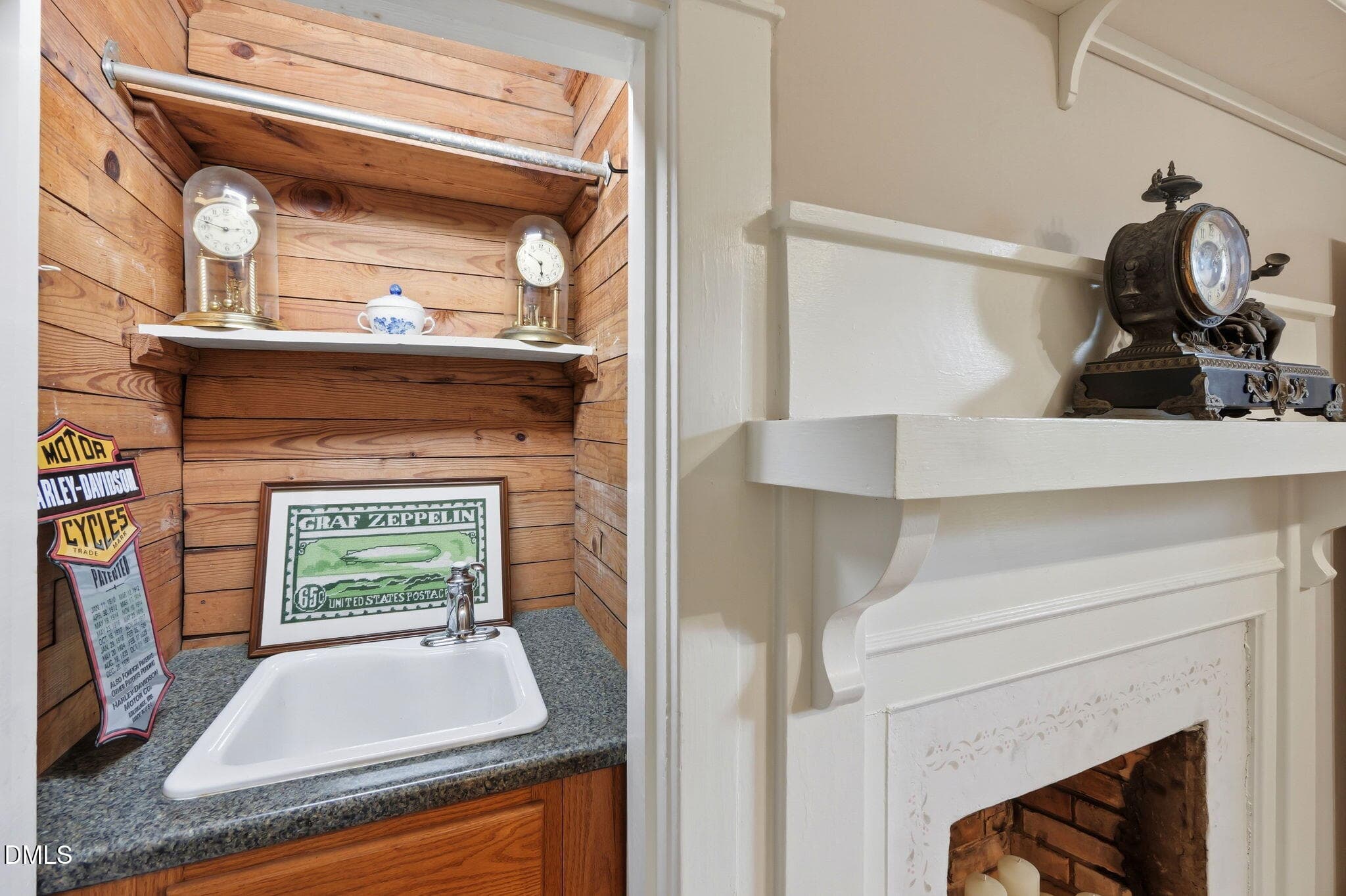 Wet Bar in Office - 2102 Bahama Road, Bahama, NC 27503, Bahama