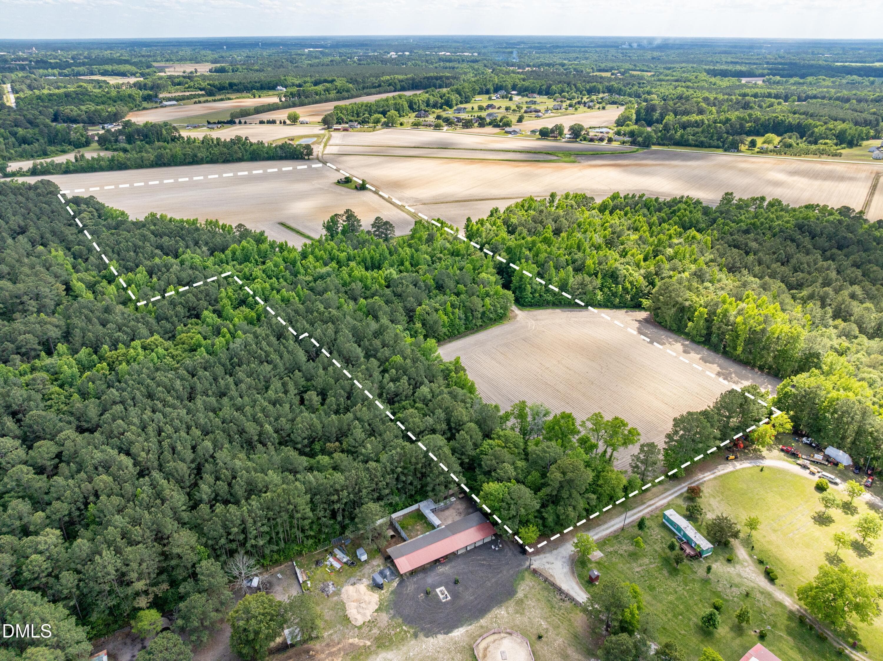 Lots 2_Outline_25.9acres - 3756 Nc-96, Selma, NC 27576