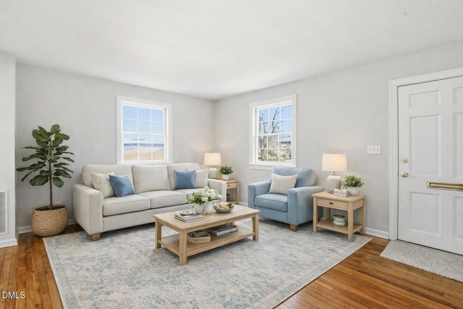 Bright and peaceful living room setup - 933 St Marys Street, Raleigh, NC 27605, Raleigh