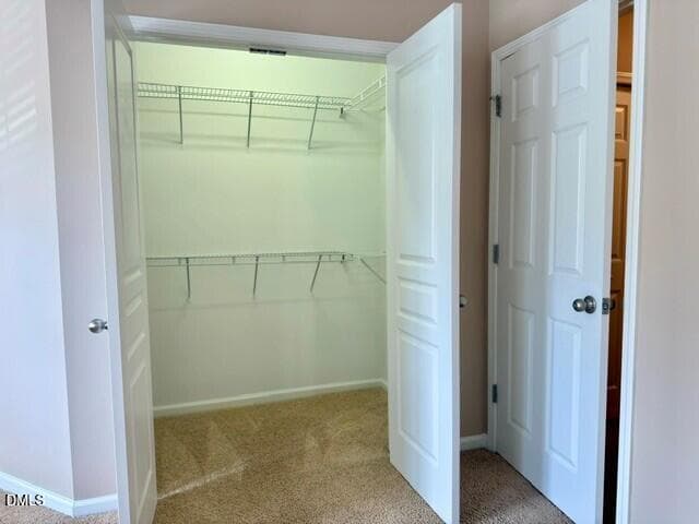Primary bedroom closet - 4512 Sugarbend Way, Raleigh, NC 27606, Raleigh