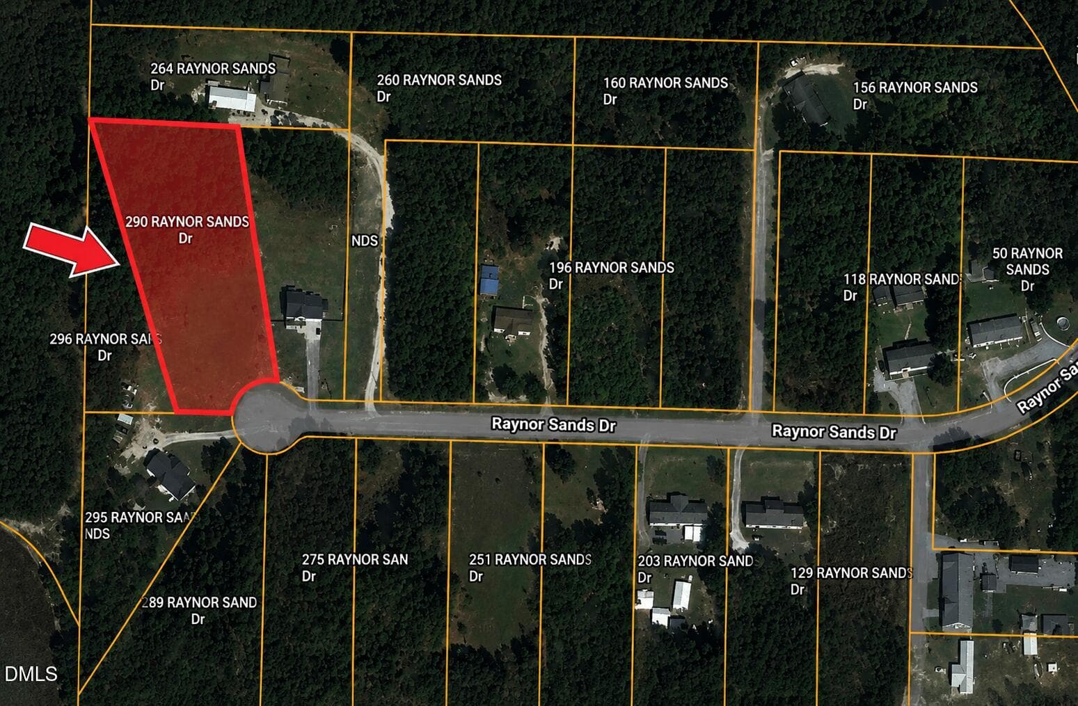 Aerial 290 Raynor - 290 Raynor Sands Drive, Dunn, NC 28334