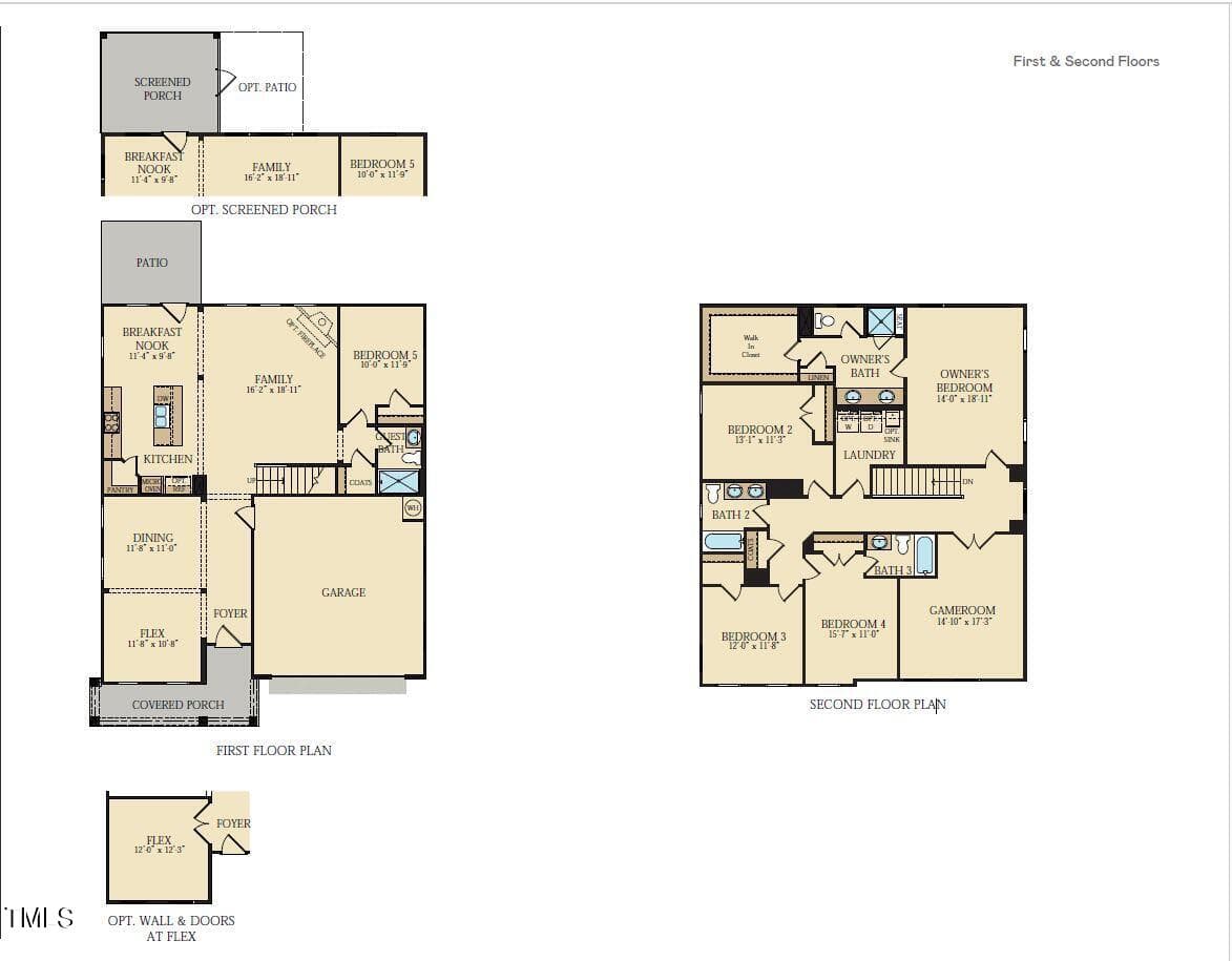 SR Tryon floorplan - 848 Cassa Clubhouse Way, Knightdale, NC 27545, Knightdale