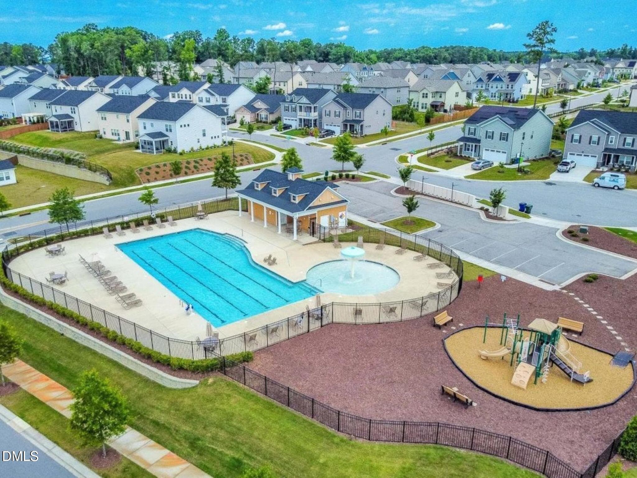 Longleaf pool and playground - 3334 Longleaf Estates Drive, Raleigh, NC 27616, Raleigh