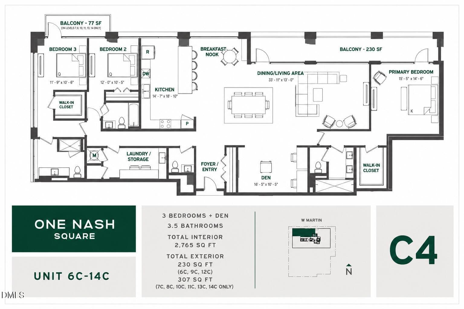 C4 - 217 W Martin Street 11 C, Raleigh, NC 27601, Raleigh
