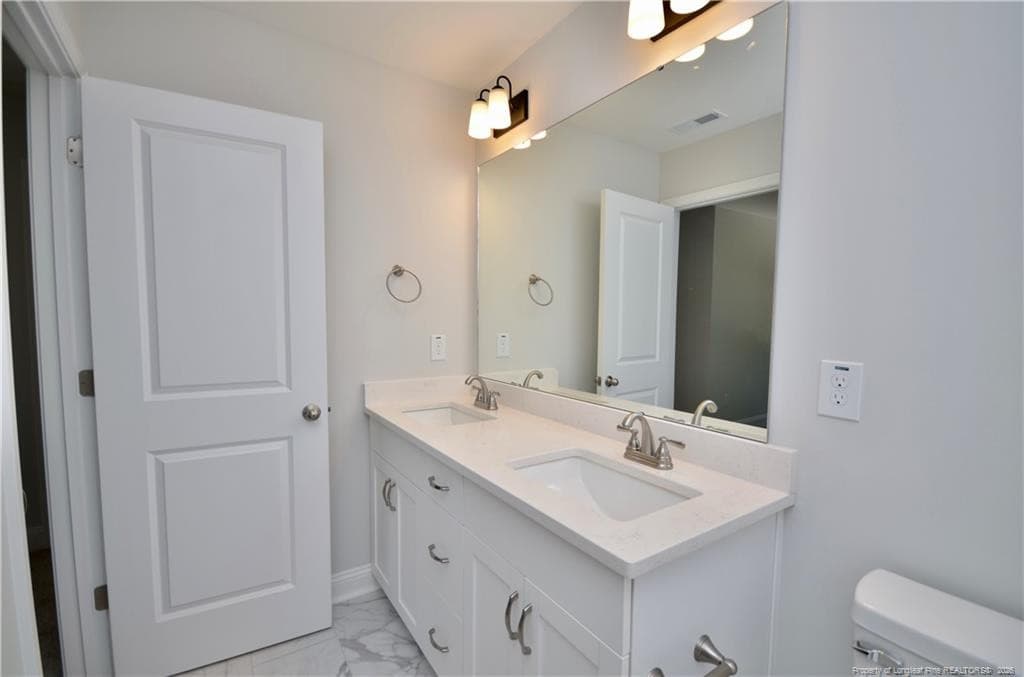 Full Bath with dual vanity - 324 D L Phillips (Lot 2) Lane, Broadway, NC 27505