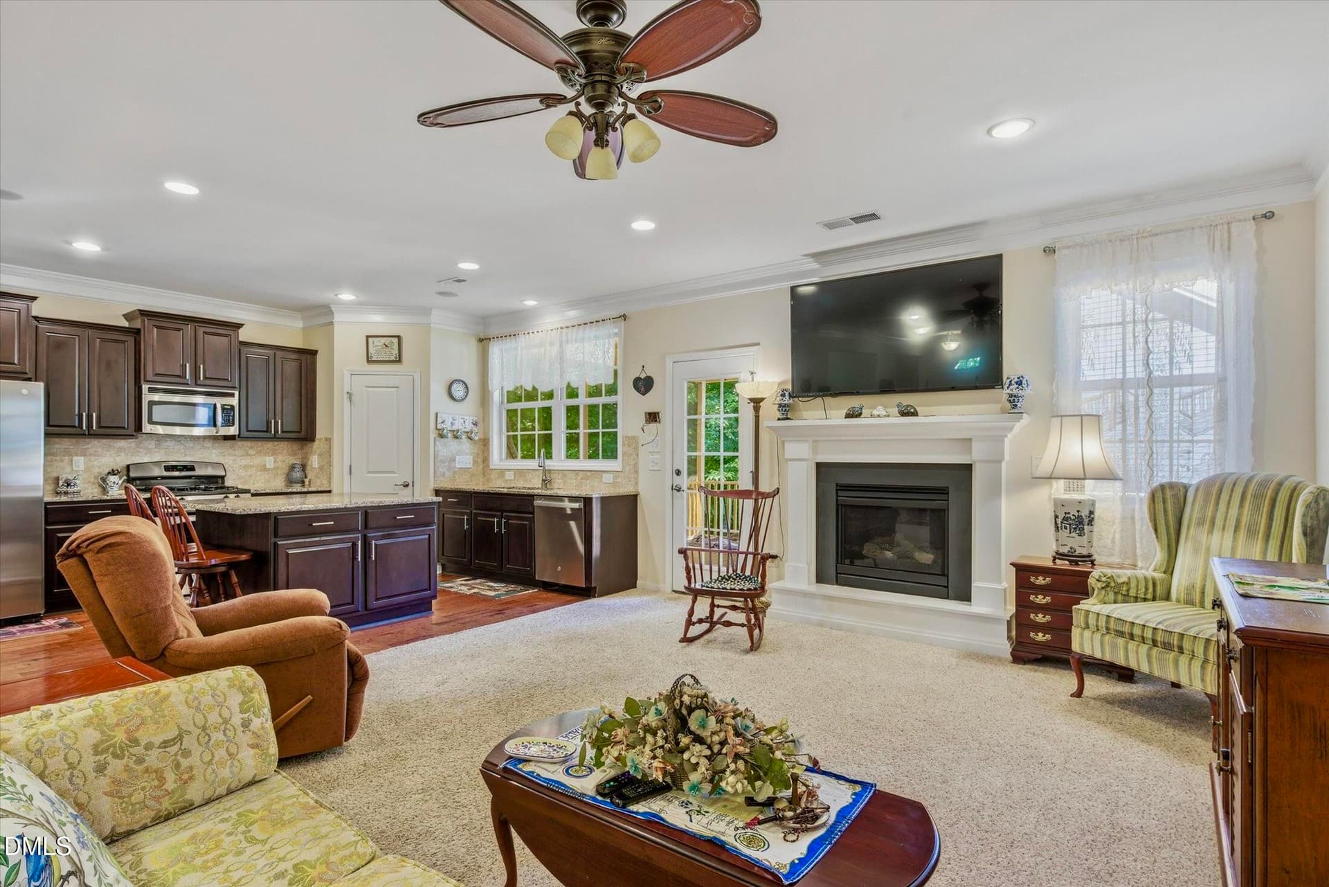 Living -Kitchen - 112 Somers Lane, Clayton, NC 27527