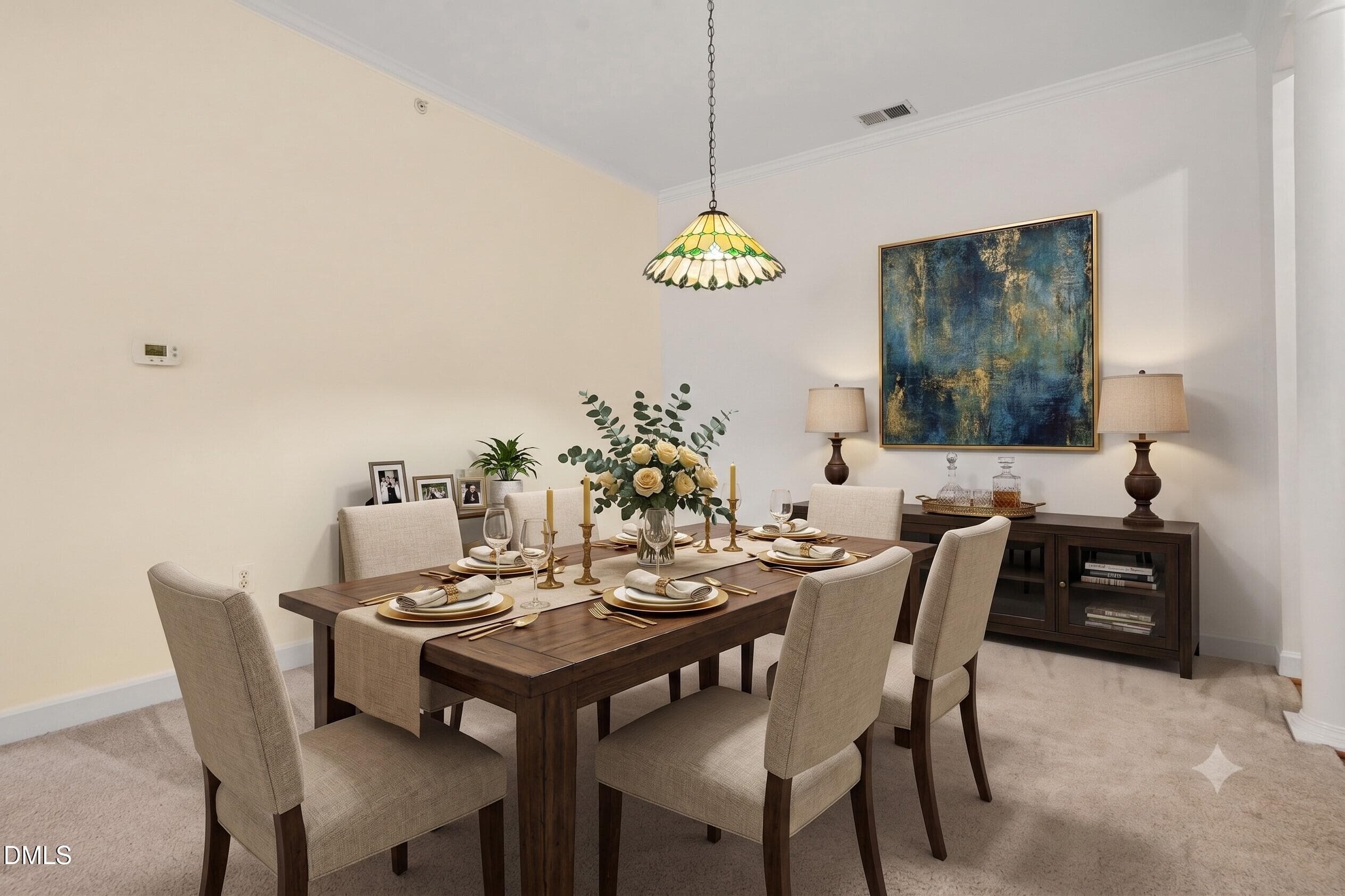 MF_Dining Room_Virtual Image - 2651 Mellow Field Drive 203, Raleigh, NC 27604, Raleigh