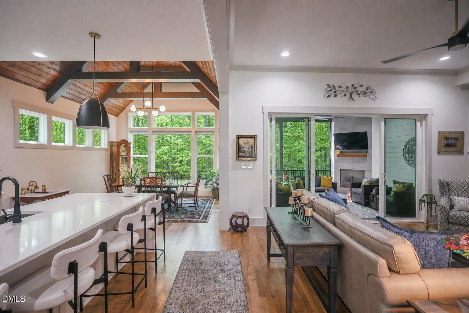 Kitchen/Family Room - 290 Hidden Lake Drive, Youngsville, NC 27596, Youngsville