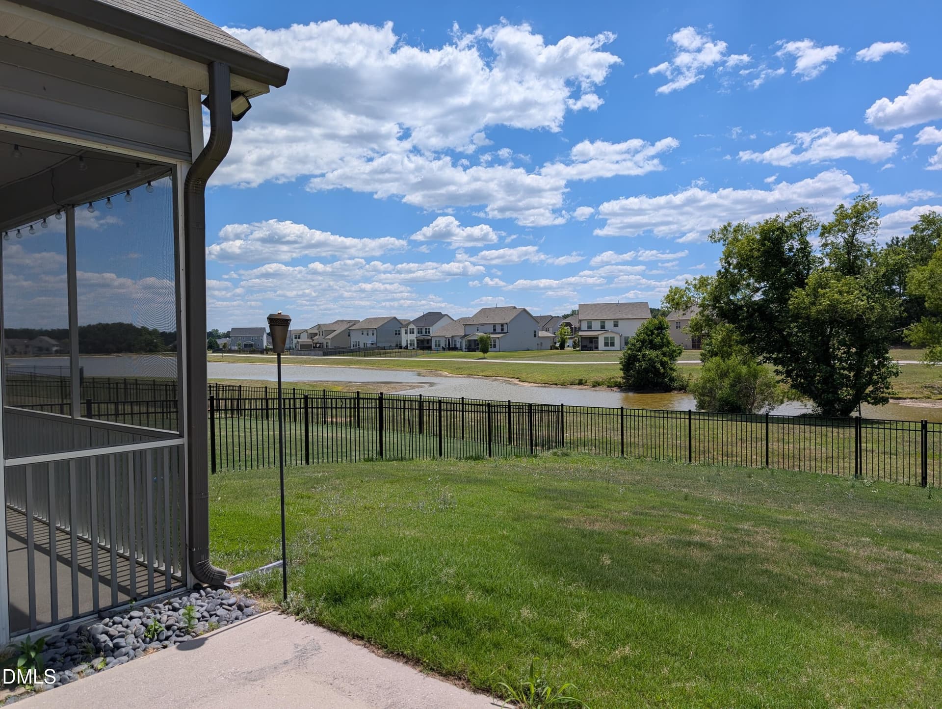 Back Yard View of Pond - 1585 Sage Tree Drive, Zebulon, NC 27597