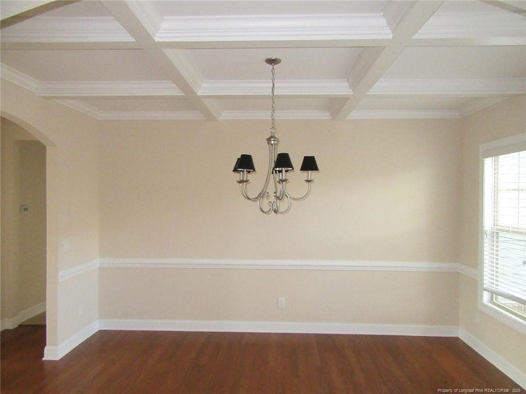 Formal Dining with Coffered Ceiling - 512 Rossendale Drive, Hope Mills, NC 28348