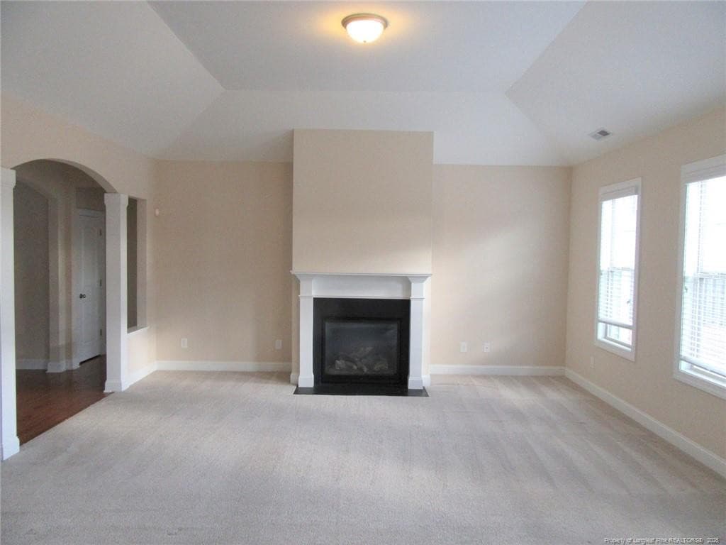 Great Room with Fireplace - 512 Rossendale Drive, Hope Mills, NC 28348