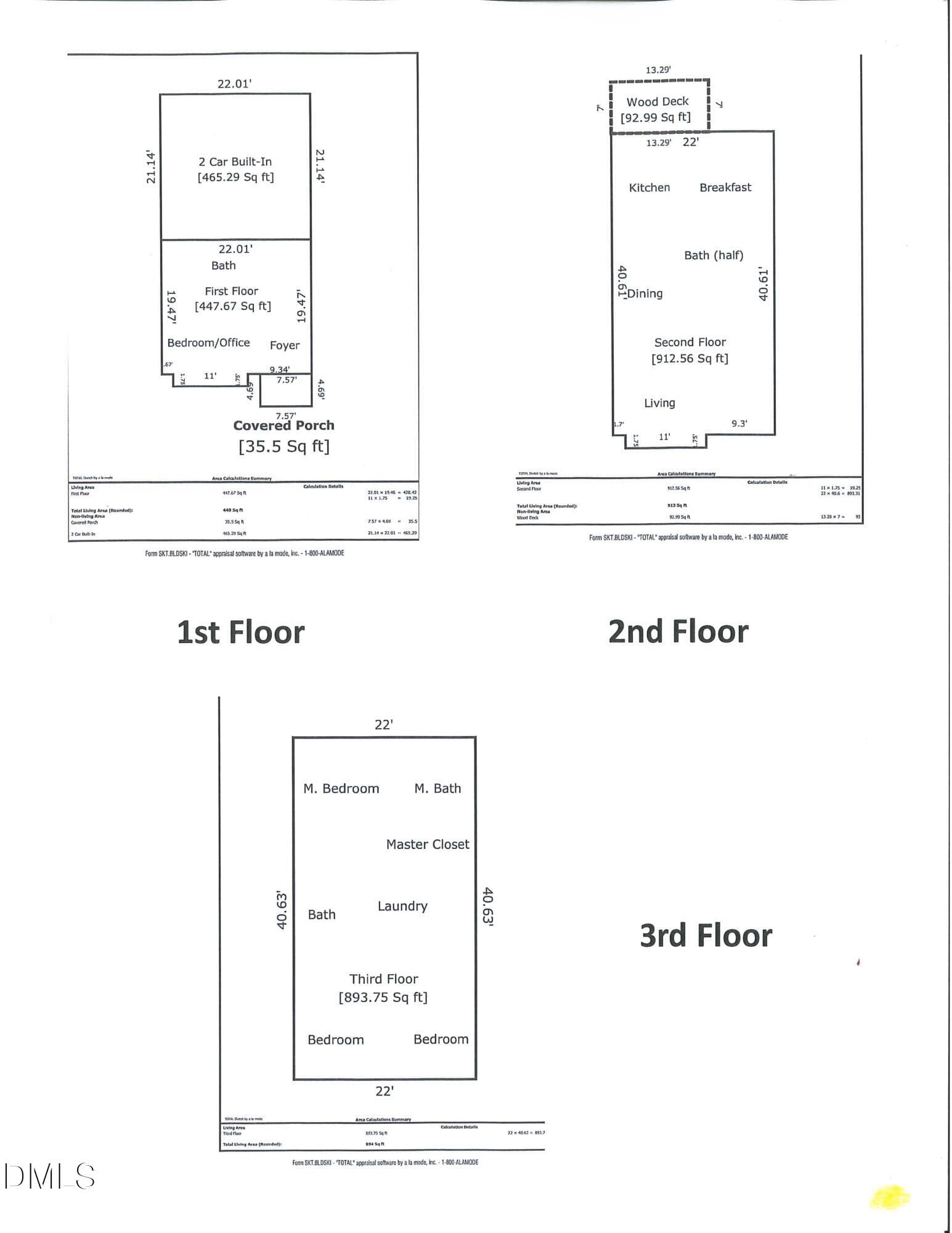 Floor Plan - 1317 Rodessa Run, Raleigh, NC 27607, Raleigh