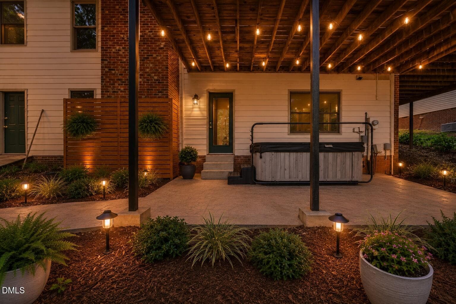 Hot Tub Virtually Staged - 4907 Fortunes Ridge Drive, Durham, NC 27713, Durham