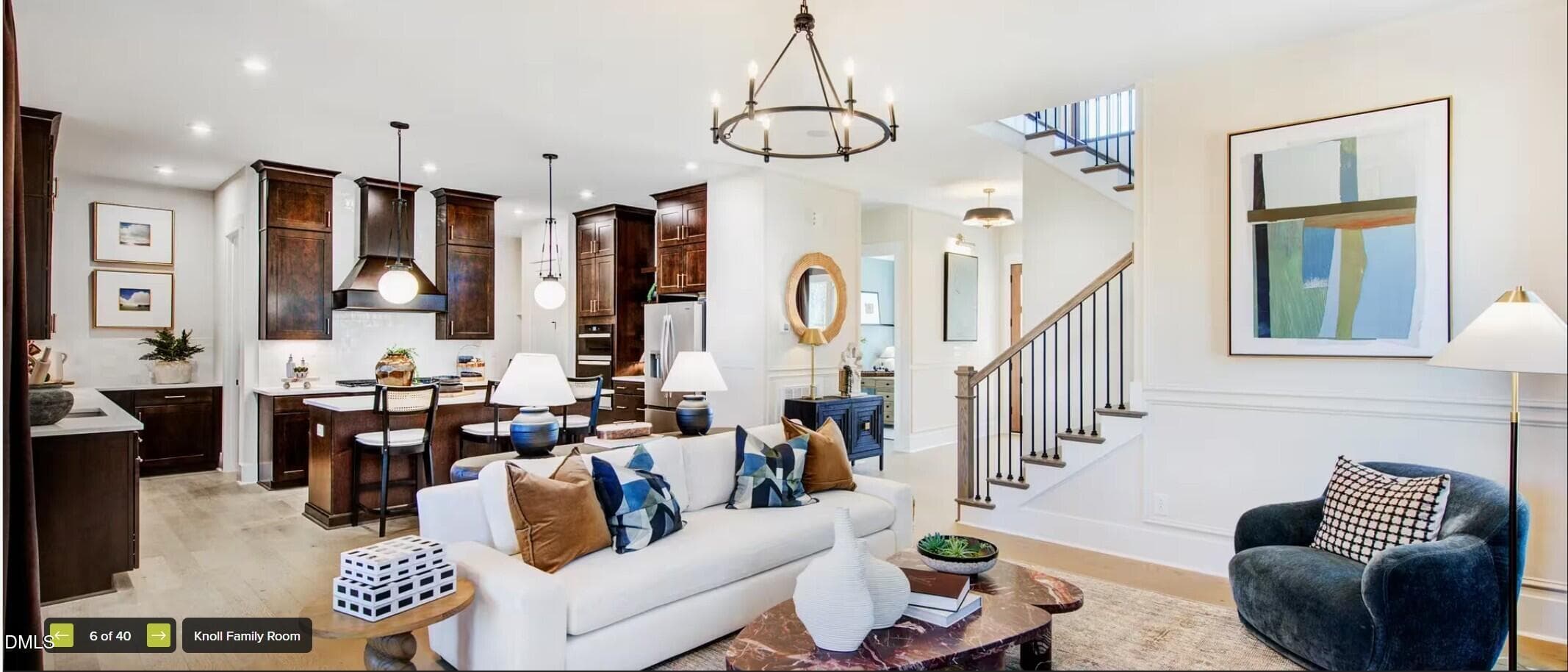 Knoll family room - 29 Fox Run Path, Clayton, NC 27520, Clayton
