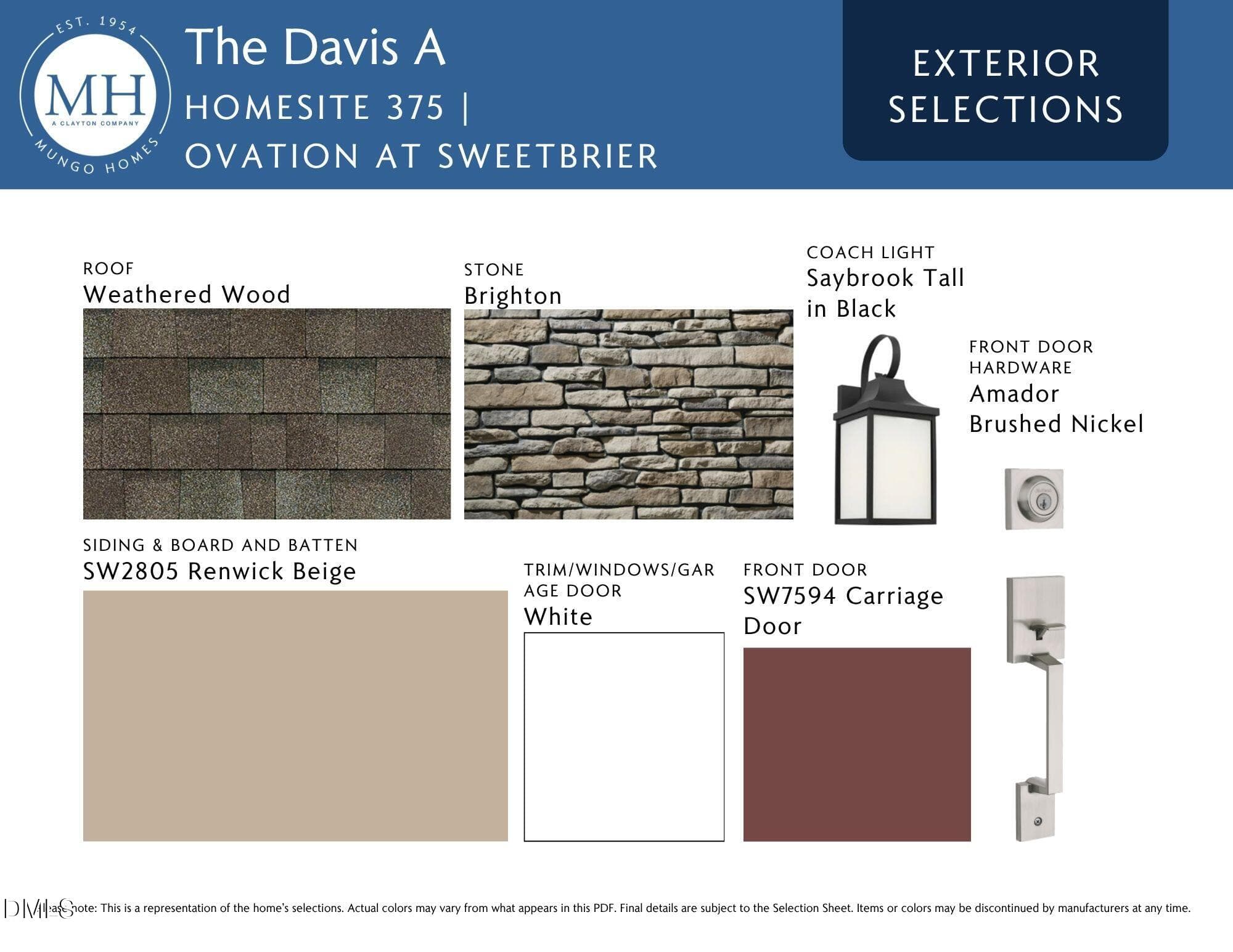 Exterior Colors - 3213 Jessamine Street 353, Durham, NC 27703, Durham