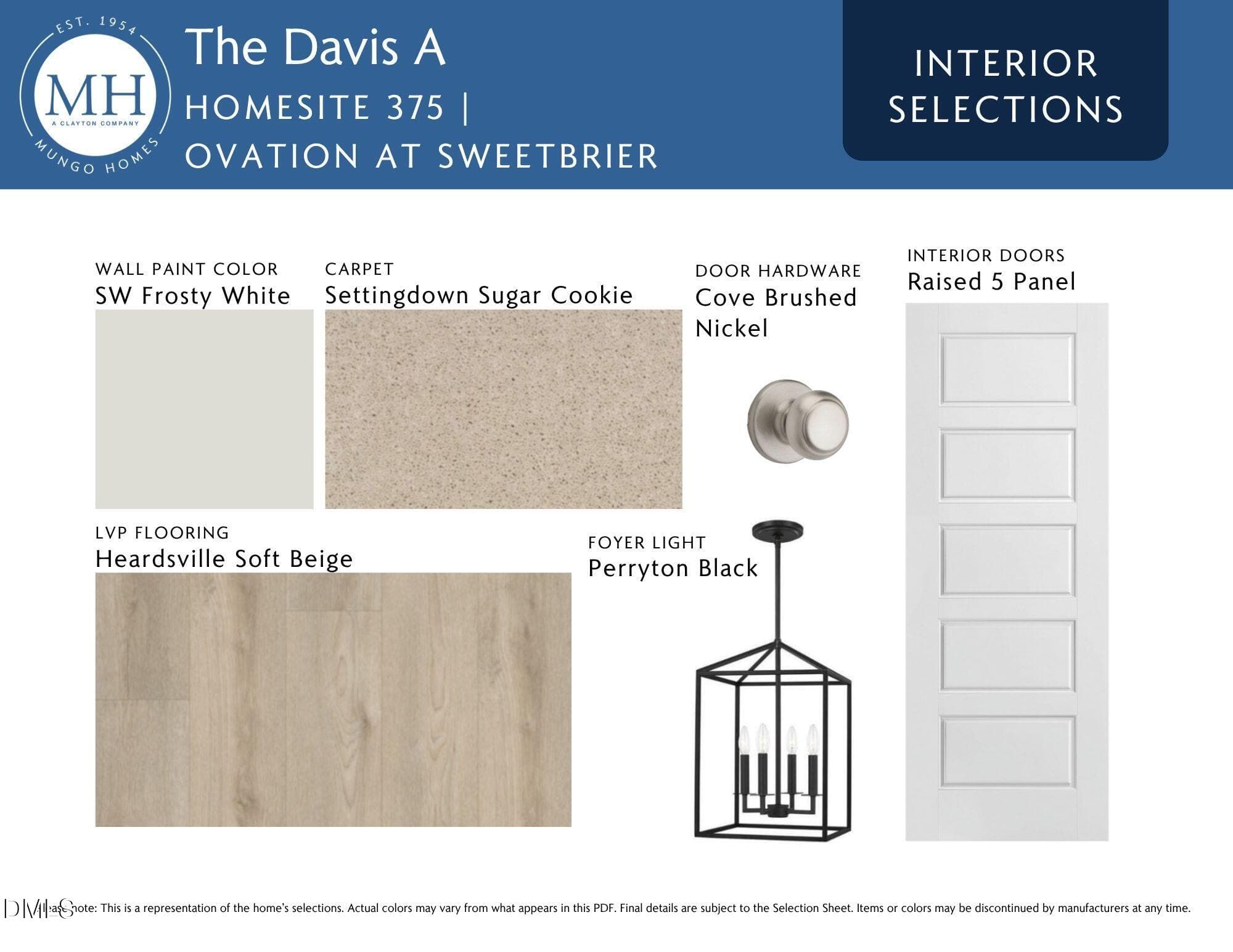 Interior Design Selections - 3213 Jessamine Street 353, Durham, NC 27703, Durham