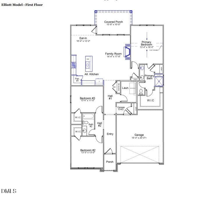 Main Floor Layout - 2024 Bull City Bend 350, Durham, NC 27703