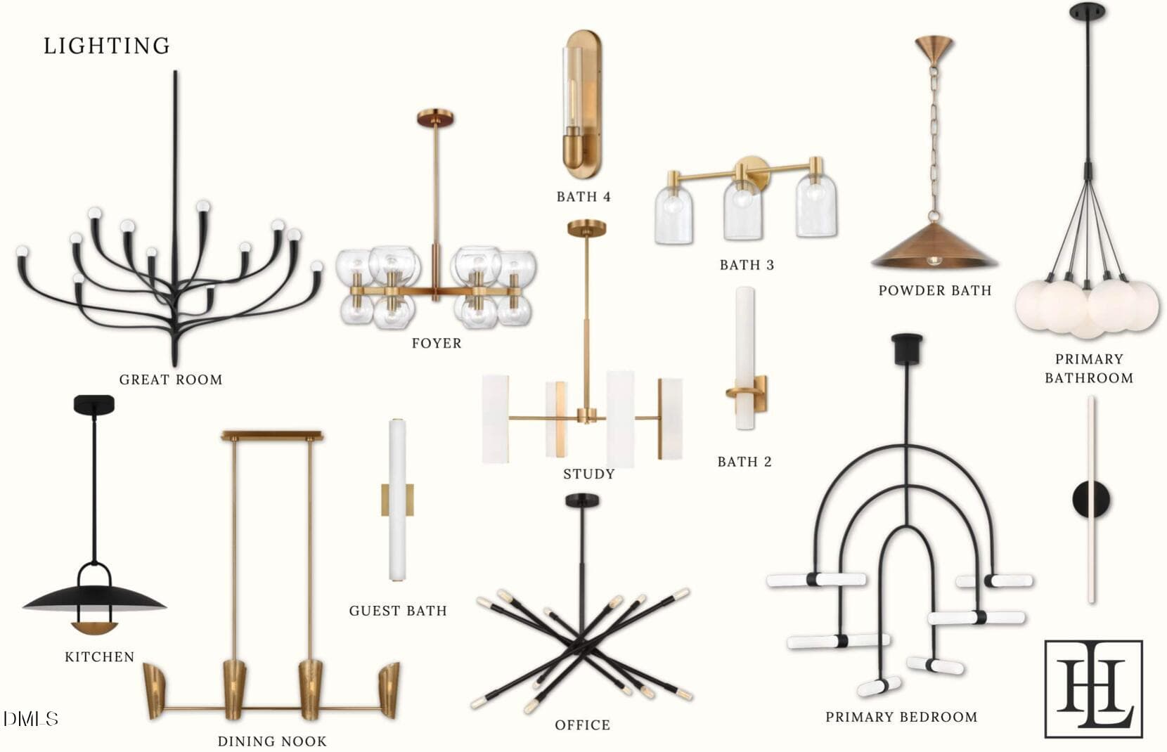 Lighting - 3422 Redbud Lane, Raleigh, NC 27607, Raleigh