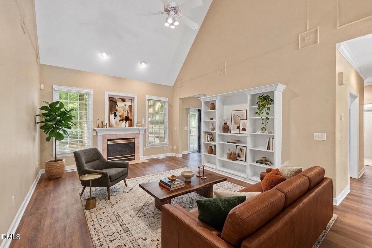 6617 Virgilia - Living Room - 6617 Virgilia Court, Raleigh, NC 27616, Raleigh