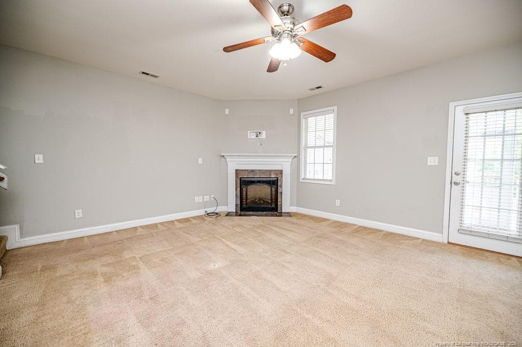 LR View from Hallway - 157 Revere Way, Cameron, NC 28326