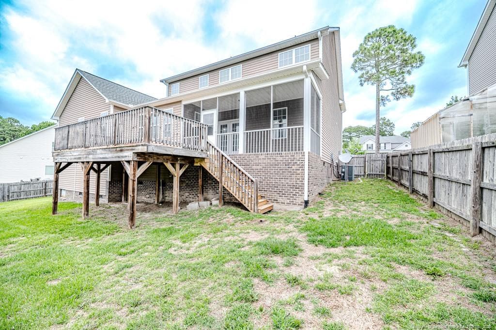 Rear View of home - 157 Revere Way, Cameron, NC 28326