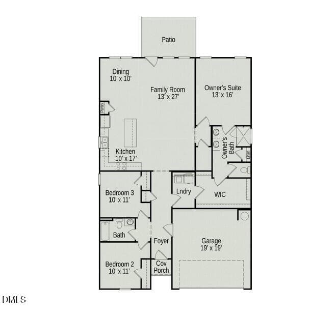 Floor Plan - 234 Smith Farms Drive, Lillington, NC 27546
